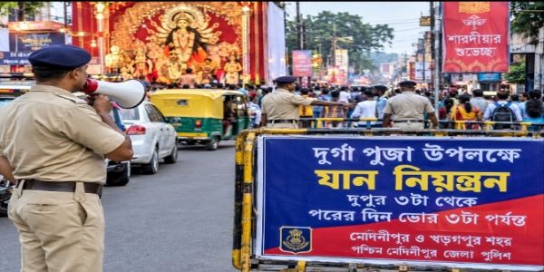 मेदिनीपुर और खड़गपुर में आज से यातायात नियंत्रण, लागू होंगे प्रतिबंध