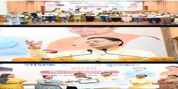 मुख्यमंत्री ने 63 मेधावी विद्यार्थियों और छह प्रधानाचार्यों को किया सम्मानित,बोले-मेधावी उत्तराखंड के स्तंभ