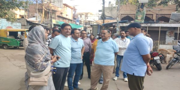 महापौर मेहता ने दशहरे से पहले राम सवारी मार्ग किया निरीक्षण