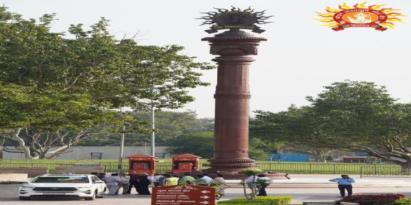 राम मन्दिर निर्माण समिति के अध्यक्ष ने निर्माण स्थल का निरीक्षण कर की बैठक