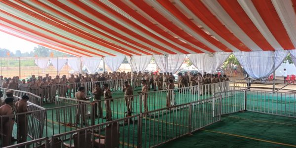 रामपुर में बनने जा रहा भव्य श्री राम-जानकी मंदिर, भूमिपूजन की तैयारियां पूर्ण, पुलिसकर्मियों को दिए सुरक्षा के निर्देश