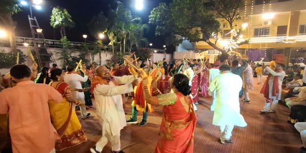 छपरा में डांडिया उत्सव का हुआ आयोजन