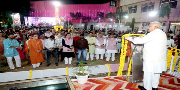 हानिकारक प्रवृत्तियों का त्याग ही नवरात्रि का सच्चा संकल्प : राज्यपाल पटेल
