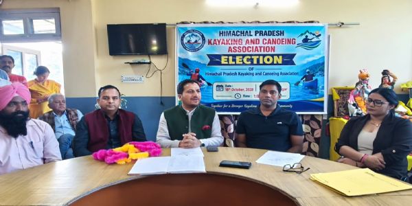 विधायक राकेश जम्वाल बने हिमाचल प्रदेश कयाकिंग एवं कैनोइंग एसोसिएशन के अध्यक्ष