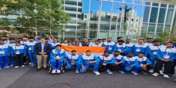 एशियाई पैरा खेल : भारतीय दूतावास के अधिकारियों ने की खिलाड़ियों से मुलाकात, बढ़ाया हौसला