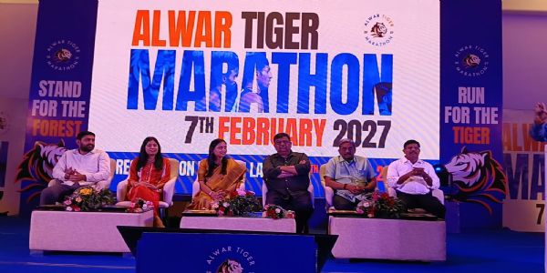 वन मंत्री संजय शर्मा ने किया 7 फरवरी 2027 को होने वाली अलवर टाइगर मैराथन की वेबसाइट का लोकार्पण