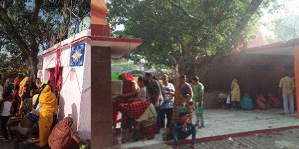 पचास फीट ऊंचे टीले पर बना है मां का अद्भुत मंदिर