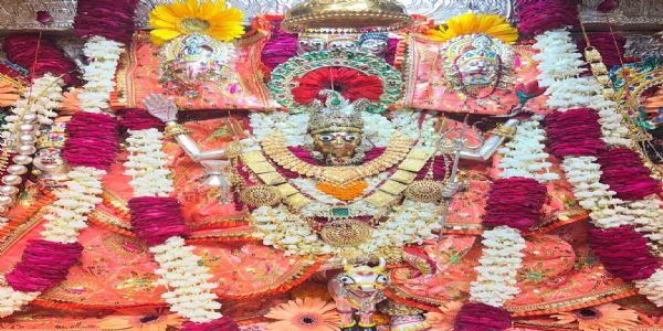 वृषभ पर सवार मां महागौरी ने भक्तों को दिए दिव्य दर्शन, जयकारों से गूंजा कल्याणी धाम