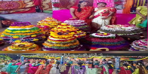बत्तुकम्मा उत्सव नौ दिनों की आराधना के बाद हर्षोल्लास के साथ हुआ संपन्न