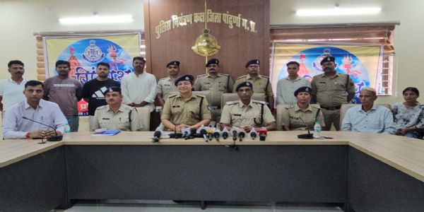 मप्र पुलिस ने दो जिलों में हुई लूट और चोरी की घटनाओं को किया खुलासा, 16 आरोपी गिरफ्तार