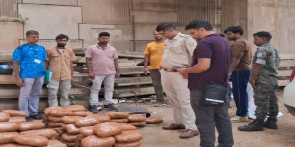 रांची में एनसीबी और पुलिस की कार्रवाई में 97 किलो गांजा बरामद
