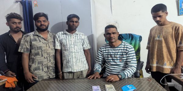 पामगढ़ में 11 जुआरी गिरफ्तार, 22,300 रुपये नकद और पांच माेटरसाइकिल जब्त