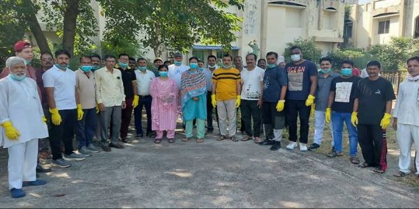 विदिशाः शासकीय कार्यालयों में सेवा संकल्प अभियान के तहत गूंजा स्वच्छता का संदेश
