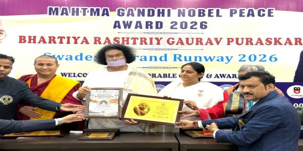 जैन आचार्य लोकेश मुनि को मिला ‘महात्मा गांधी पीस प्राइज’