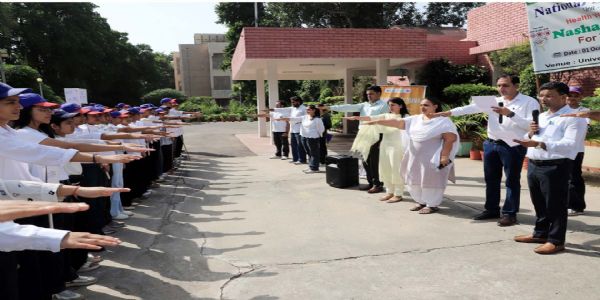 हिसार : नशा मुक्त युवा ही विकसित भारत की मजबूत आधारशिला : डॉ. विजय कुमार