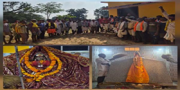 चिकटराज देव गुड़ी में मान-दान एवं देव नृत्य के साथ मनाई गई दशहरा जात्रा