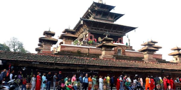 वर्ष में सिर्फ एक दिन खुलता है काठमांडू का तलेजु भवानी मंदिर, दर्शन के लिए सुबह से उमड़ी श्रद्धालुओं की भीड़