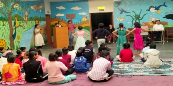 बालिका आश्रम सुंदरनगर में मनाया दशहरा उत्सव, बुराई पर अच्छाई की जीत का दिया संदेश