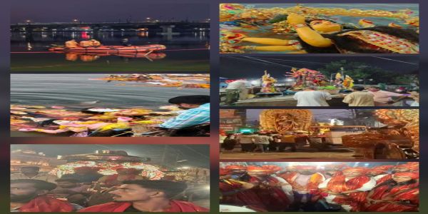 रांची में दुर्गोत्सव संपन्न, 176 पूजा पंडालों की प्रतिमाओं का विसर्जन