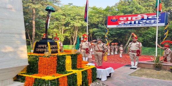 फरीदाबाद : शहीद पुलिसकर्मियों के त्याग, साहस और  कर्तव्यनिष्ठा  को कभी भुलाया नहीं जा सकता : सतेंद्र गुप्ता
