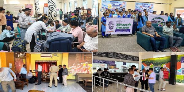 रेल जन संवाद के जरिये यात्रियों से जुड़ रहा पूसीरे