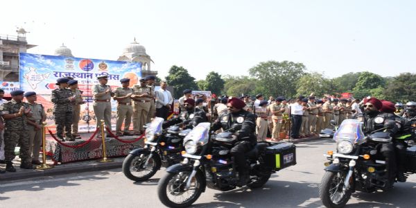 नशा मुक्त भारत के संदेशवाहक हैं बाइक राइडर्स: डीजीपी राजीव कुमार शर्मा