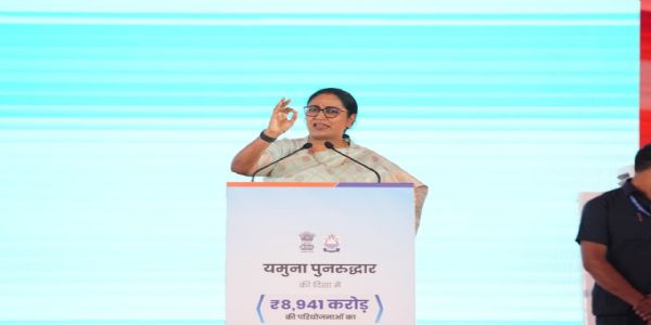 यमुना के पुनरुद्धार के लिए वैज्ञानिक दृष्टिकोण से काम कर रही सरकार : रेखा गुप्ता