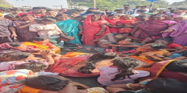तेज रफ्तार अर्टिगा की टक्कर से मजदूर की मौत, तीन घंटे जाम रहा एनएच
