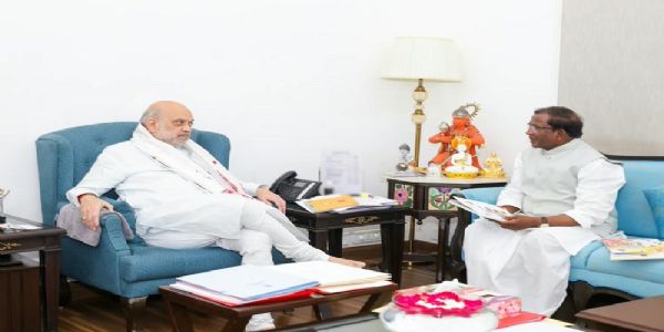 असम के राज्यपाल ने केंद्रीय गृह मंत्री अमित शाह से की मुलाकात