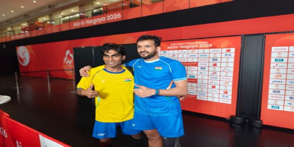 नितेश कुमार और प्रमोद भगत (फोटो-भारतीय खेल प्राधिकरण) नितेश कुमार और प्रमोद भगत (फोटो-भारतीय खेल प्राधिकरण)