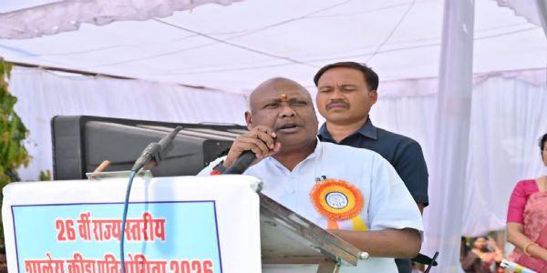 सांसद महाराज ने 26 वीं राज्यस्तरीय शालेय क्रीड़ा प्रतियोगिता का किया शुभारंभ