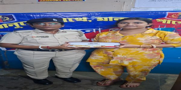 जीआरपी की तत्परता से सोने के गहने बरामद