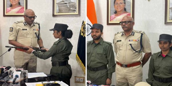 सात लाख के इनामी माओवादी दंपती ने कोलकाता पुलिस के समक्ष किया समर्पण