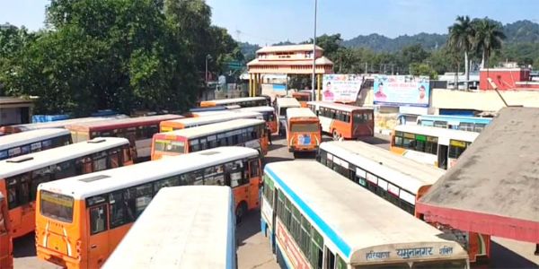रोडवेज कर्मचारियों का 24 घंटे कार्य बहिष्कार, संचालन पर असर की आशंका