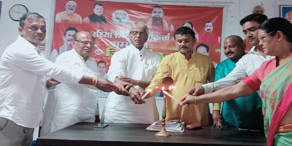 लोकतंत्र बचाओ, अराजकता और भीड़तंत्र हटाओ अभियान को लेकर भाजपा की बैठक