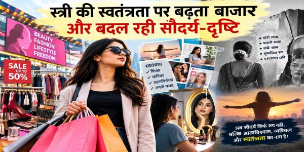 स्त्री की स्वतंत्रता पर बढ़ता बाजार और बदल रही सौंदर्य दृष्टि