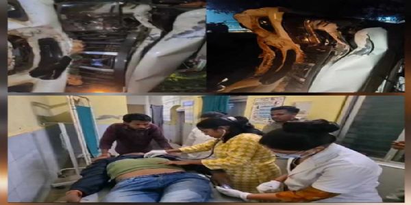 बोलेरो पेड़ से टकराई, सेना के जवान की हुई मौत, 06 घायल, एक गंभीर