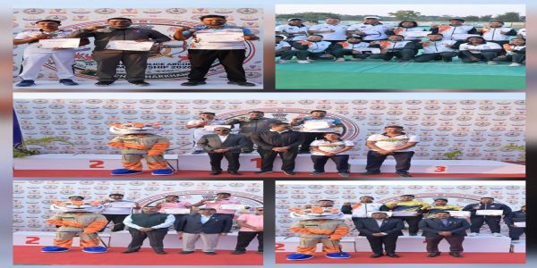 अखिल भारतीय पुलिस तीरंदाजी प्रतियोगिता में राजस्थान और यूपी पुलिस का शानदार प्रदर्शन