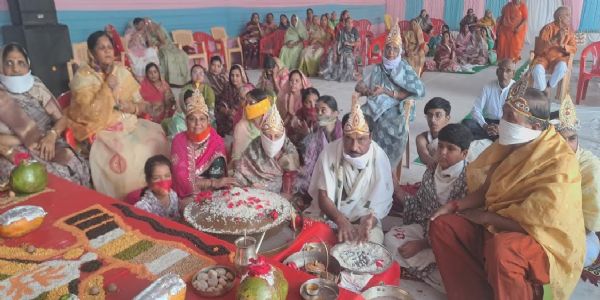 मंदसौरः राजेन्द्र विलास में नवपदजी की औली के उपलक्ष्य में सिद्धचक्र महापूजन का हुआ आयोजन