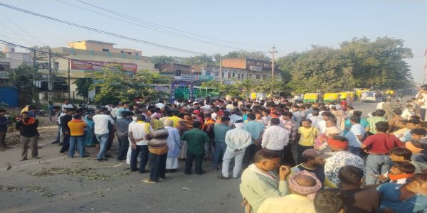 वाहन की चपेट में आने से मजदूर की मौत