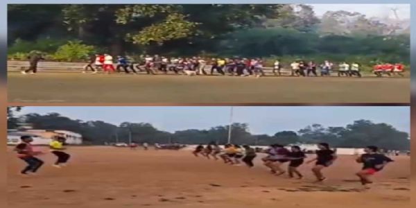 बस्तर फाइटर भर्ती की तैयारी के लिए निशुल्क प्रशिक्षण शिविर आयोजित