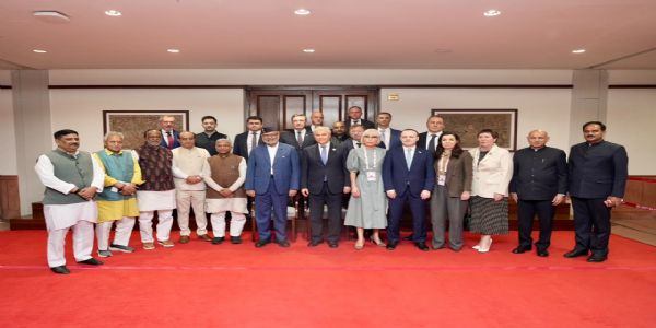 राज्यसभा के सभापति सीपी राधाकृष्णन से मिले रूसी संसदीय प्रतिनिधिमंडल, आतंकवाद के खिलाफ सहयोग पर चर्चा
