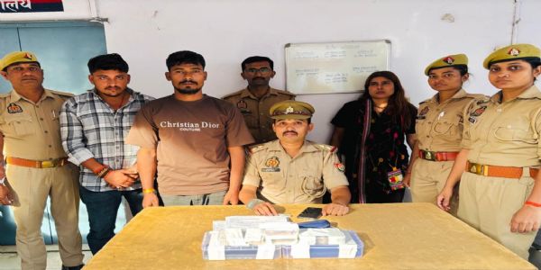 मीरजापुर में 30 लाख की हेरोइन के साथ महिला समेत तीन गिरफ्तार