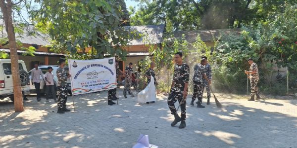 एसएसबी सोनापुर ने विद्यालयों में सतर्कता जागरूकता और स्वच्छता अभियान चलाया