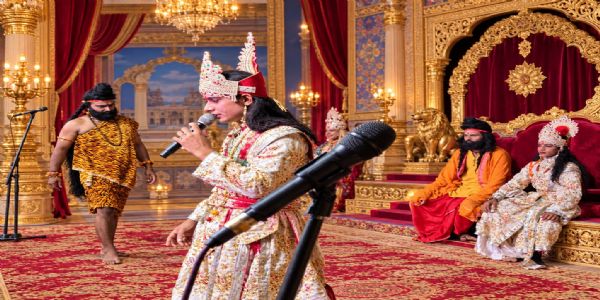 मठिया में राम वनगमन लीला का भावपूर्ण मंचन, पिता के वचन की मर्यादा निभाने वन गए प्रभु श्रीराम