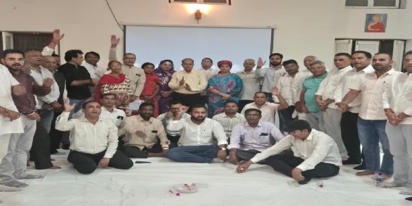 महारैली को सफल बनाने के लिए कांग्रेस कार्यकर्ताओं ने भरी हुंकार