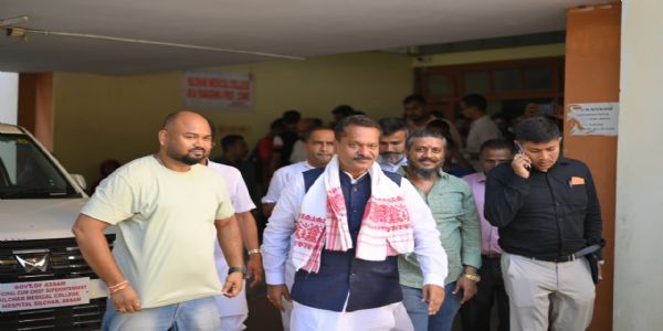 बराक घाटी में स्वास्थ्य सेवाओं की गुणवत्ता सुधारने पर जोर, स्वास्थ्य मंत्री सिंघल ने किया अस्पतालों का निरीक्षण