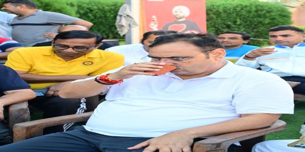 मुख्यमंत्री भजनलाल शर्मा ने सेन्ट्रल पार्क में आमजन के साथ की मॉर्निंग वॉक