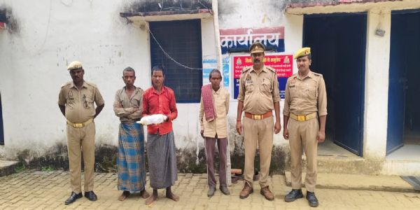 जंगली जानवर के शिकार काे लगे कंरेंट तार से मौत मामले में तीन गिरफ्तार