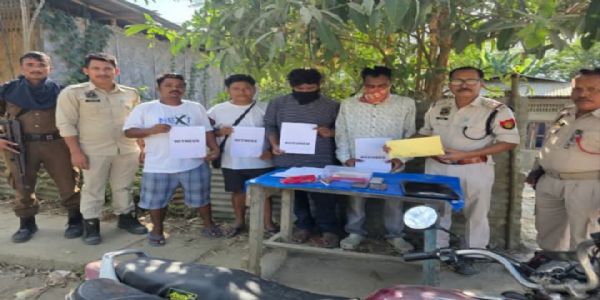 असम: नाजिरा में मादक पदार्थों की तस्करी के आरोप में दो युवक गिरफ्तार